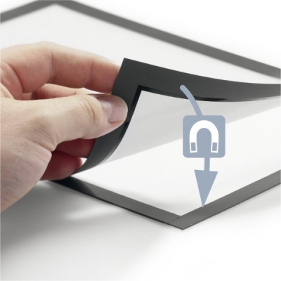 Rama magnetica autoadeziva, Duraframe, A3, albastru, 2 buc/set Durable